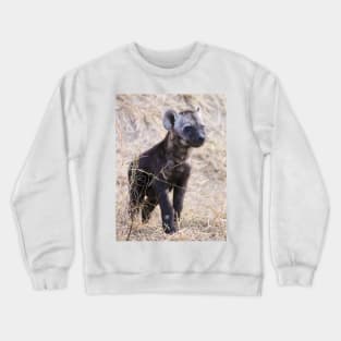 Young hyena cub Crewneck Sweatshirt